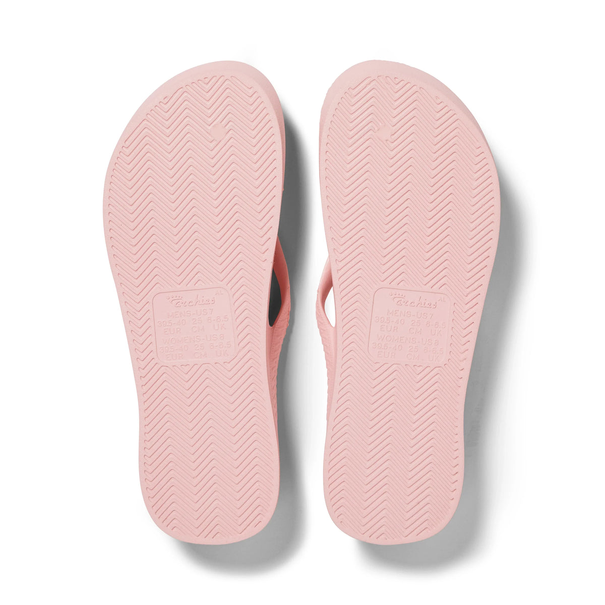 Pink Archies Arch Support Flip Flops angle 04