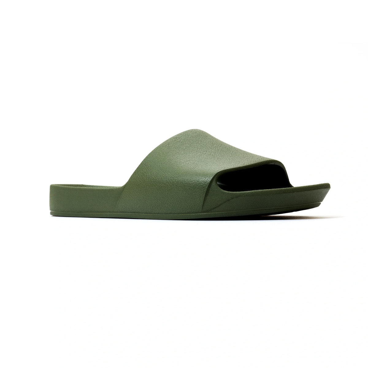 Olive Arch Support Slides shown from the side