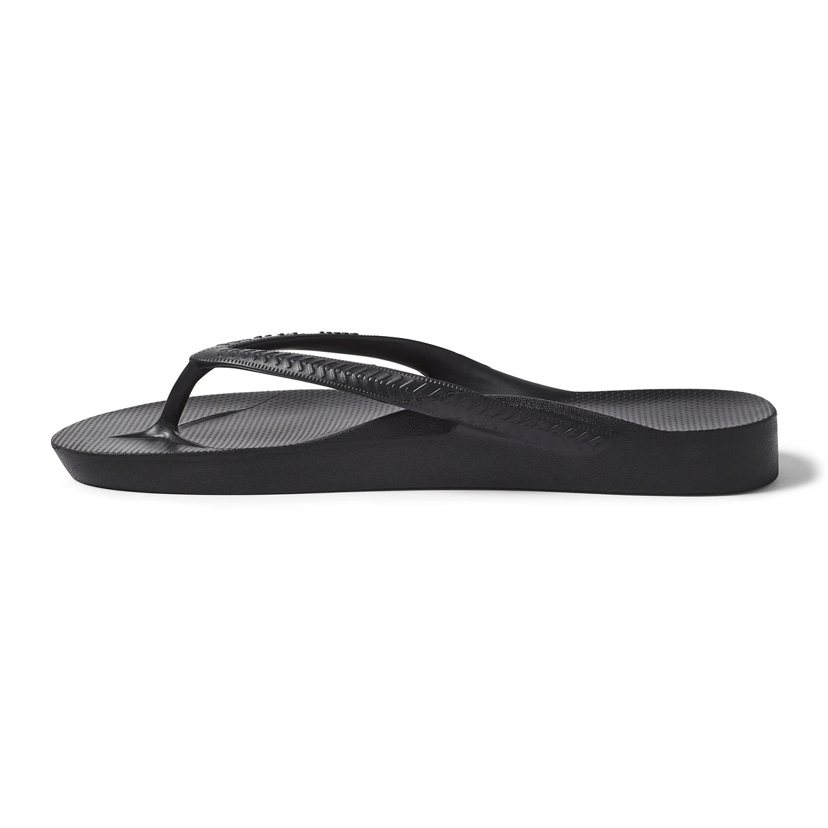 Black Archies Arch Support Flip Flops angle 06