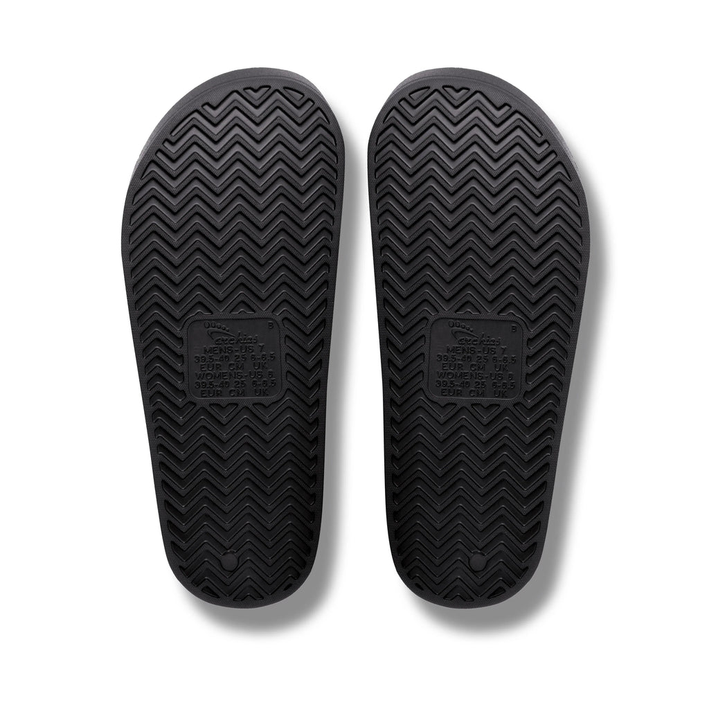 Black Archies Arch support slides angle 05