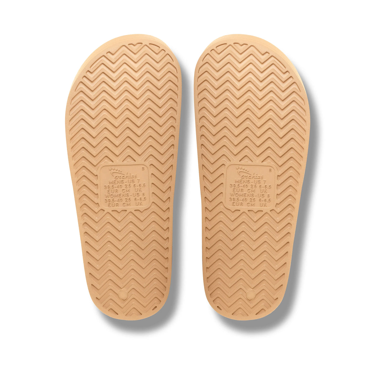 Tan Archies Arch support slides angle 05
